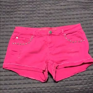 Pink shorts